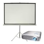 Projector with Screen Rental