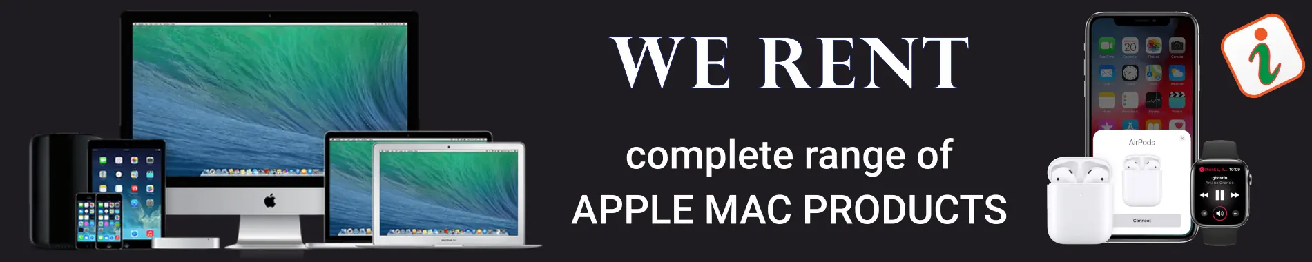 Apple Mac Products on Rent