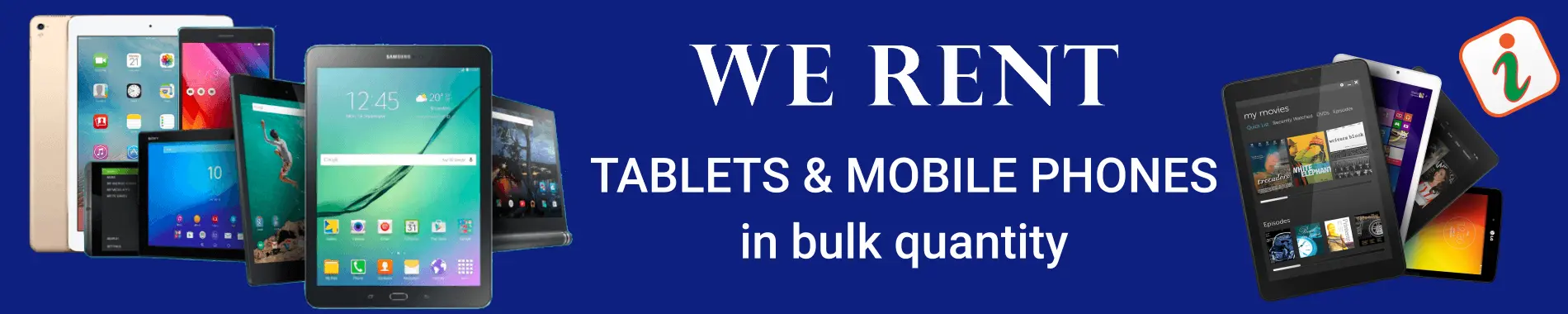 Mobile Phones and Tablets on Rent